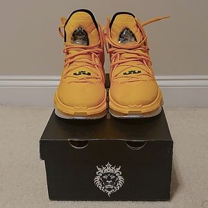 NEW  LEBRON JAMES 19 EXCLUSIVE GOLD AND BLACK..SIZE 10